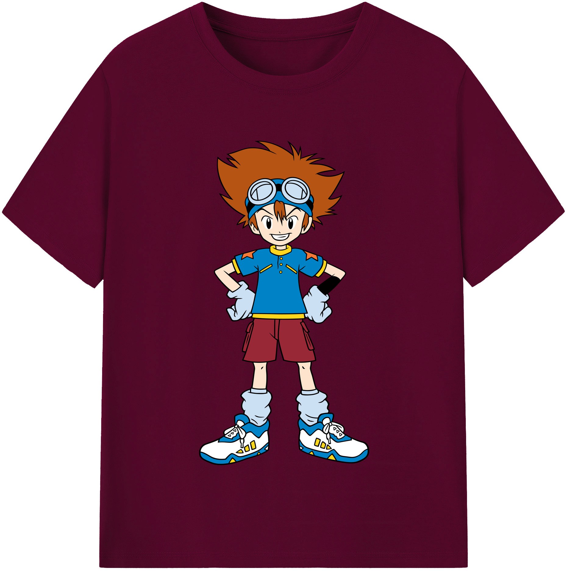 （画像用） Digimon デジタルモンスター/デジモン レディースカジュアルプリントTシャツ（綿100％）
